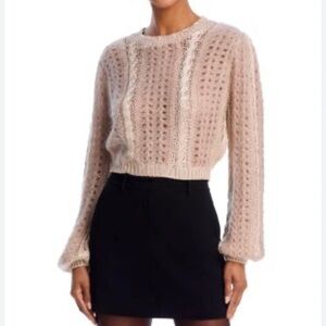 Frame Femme Blush Knit Sweater size M